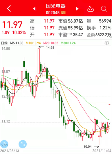 國(guó)光電器收盤強(qiáng)勢(shì)上揚(yáng)，漲幅達(dá)驚人的10.01%，揭示未來(lái)增長(zhǎng)新篇章，國(guó)光電器強(qiáng)勢(shì)收盤，漲幅達(dá)10.01%，開啟未來(lái)增長(zhǎng)新篇章