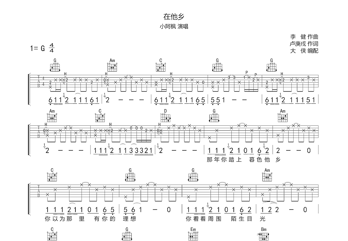 你在他鄉(xiāng)還好嗎吉他譜原版，音樂與情感的跨越時(shí)空之旅，你在他鄉(xiāng)還好嗎吉他譜原版，音樂跨越時(shí)空的情感之旅